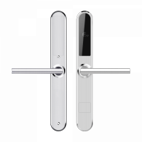 Classic Slim SILVER - узкий умный замок для отелей и офисов