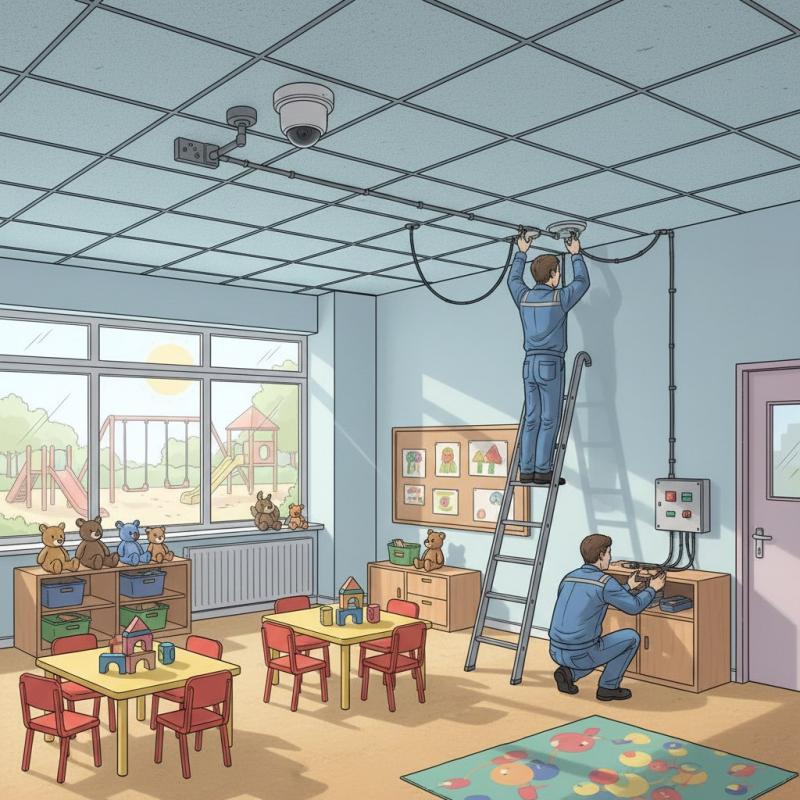 Установить видеонаблюдение в детском саду заказать в Ханты-Мансийске, цена, интернет магазин cameralook